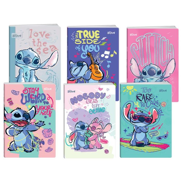 Zvezek A4 brezčrtni 50 listni 80 g STITCH DISNEY 325232