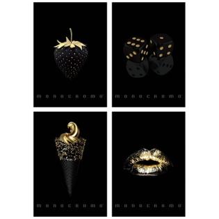 Zvezek A4 črtni 48 listni 100 g MONOCROMO GOLD PIGNA 02326090C