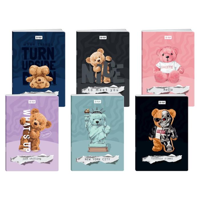 Zvezek črtni 40 listni 80 g PLAY RALPH LAUREN TEDDY BEAR