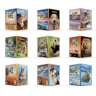 Zvezek A4 črtni 42 listni 85 g ANIMAL FRIENDS 64AFMC