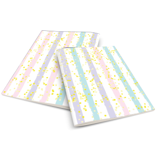 Zvezek A4 črtni 52 listni 80 g PASTEL