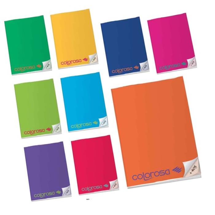 ZVEZEK A4 ČRTNI 80gr 60L COLOROSA 36CSC.80