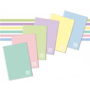 ČRTNI ZVEZEK A4 "ONE COLOR PASTEL", 42 listni, 80g