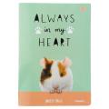 Zvezek A4 črtni 38 listni 100 g LOVELY PAWS ŽIVALI MLADIČKI 9284