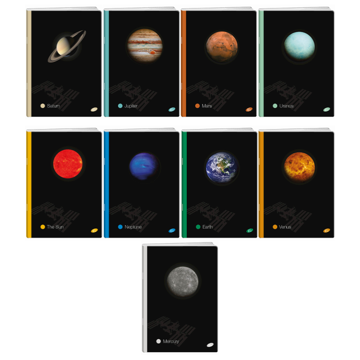 Zvezek A4 mali karo 80 listni 80 g PLANETI E-070476