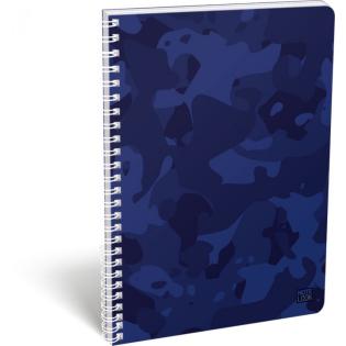 Zvezek A4 &scaron;piralni črtni 80 listov 80 g ONE CAMO VOJA&Scaron;KI