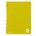 Zvezek A4 &scaron;pirala črtni 140 listni 80 g perforirani ONE COLOR PPL 5952