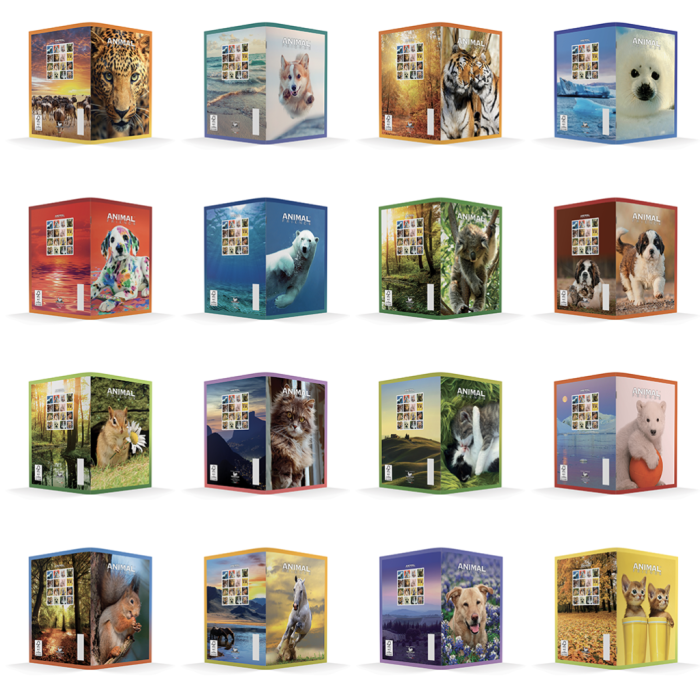 Zvezek A5 črtni 42 listni 85 g ANIMAL FRIENDS 64QPQ