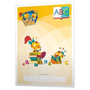 Zvezek A4 črtni z velikimi tiskanimi črkami 40 listni LILI IN BINE ABC