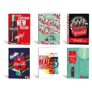 Zvezek mali karo 5x5 mm A4 40 listni 75g COCA COLA MAR-MAR 1211638129