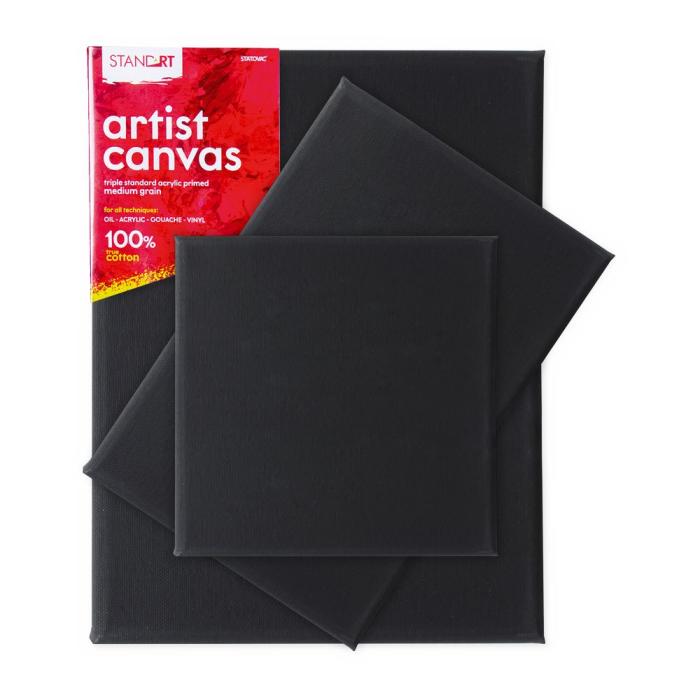 Platno slikarsko črno bombažno 275 g STANDART ARTIST CANVAS 602132