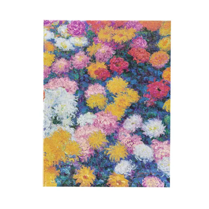 Rokovnik trde platnice brezčrtni skicirka PAPERBLANKS Monet’s Chrysanthemums